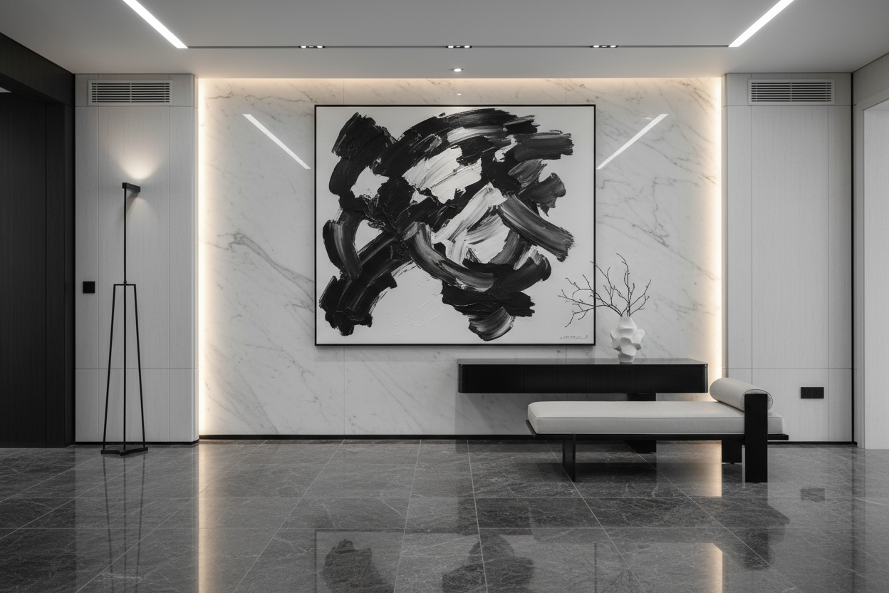 Art minimaliste contemporain