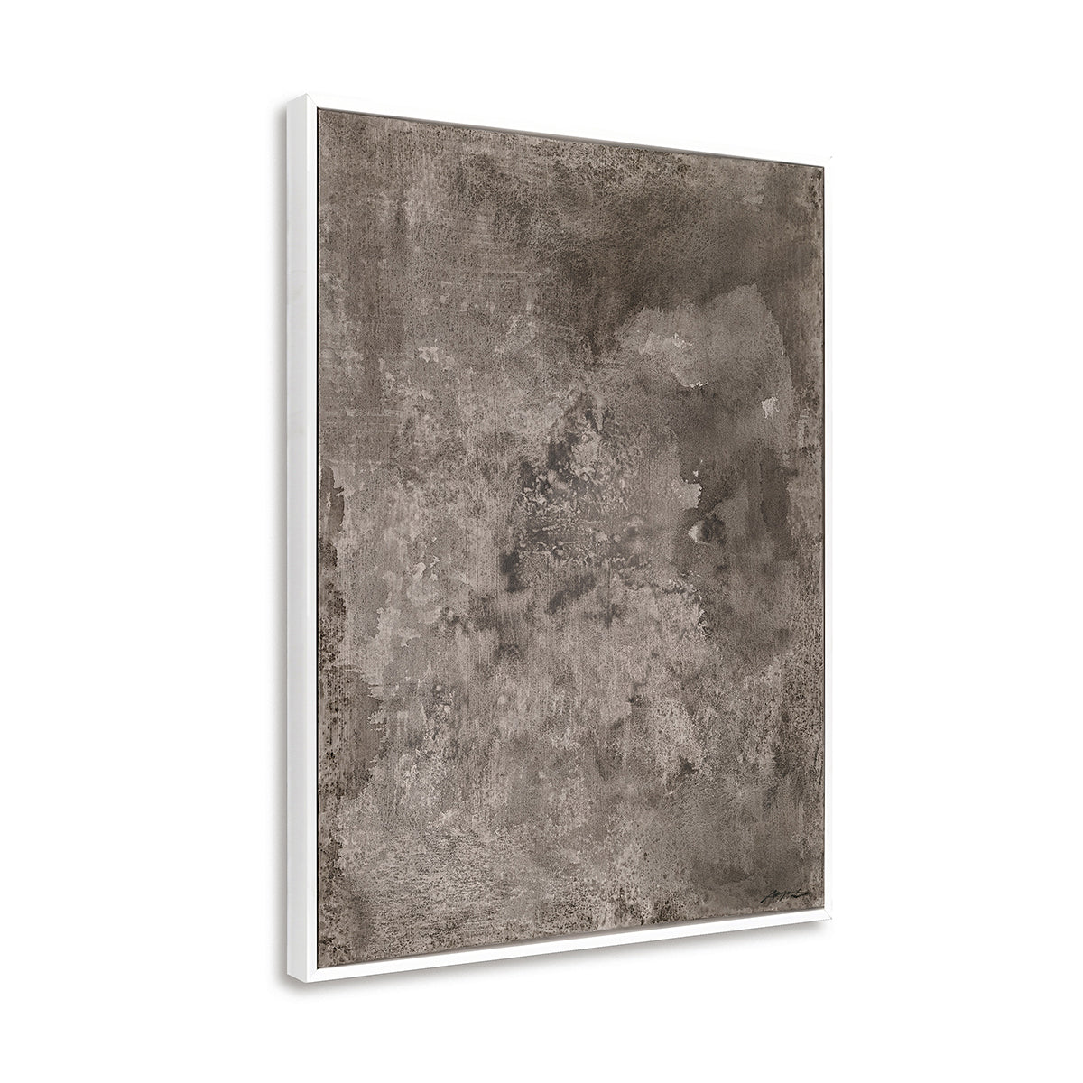 Handcrafted Painting Wall Art Textured Minimalist Abstract in Earthy Tones