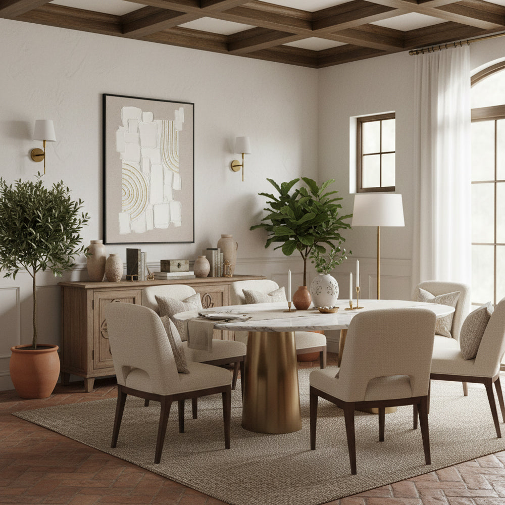 Arte original con textura hecha a mano, elaborada con yeso y líneas doradas, que añade una profundidad única y un encanto moderno y sereno Wabi-Sabi.