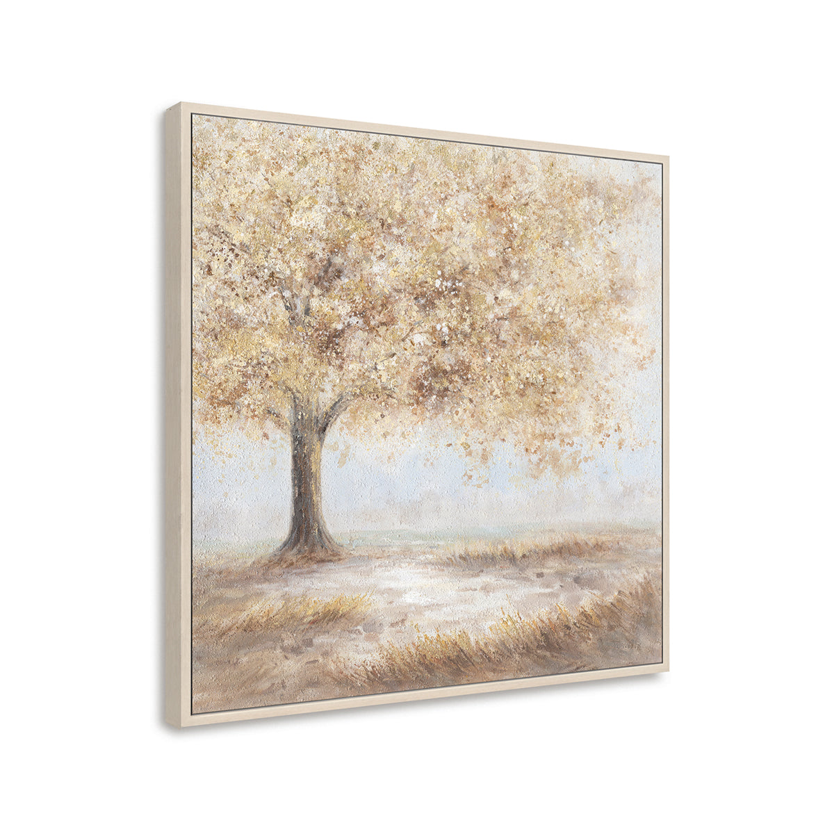 Hand-Painted Wall Art Golden Tree of Life