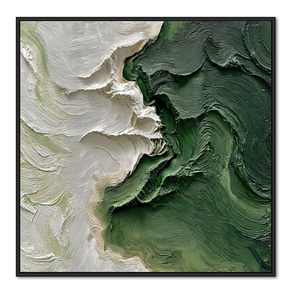 Serpentine Forests Handcrafted Painting-square canvas