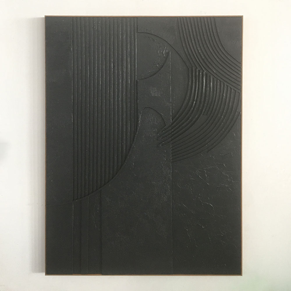 Obsidian Flow Handmade Painting