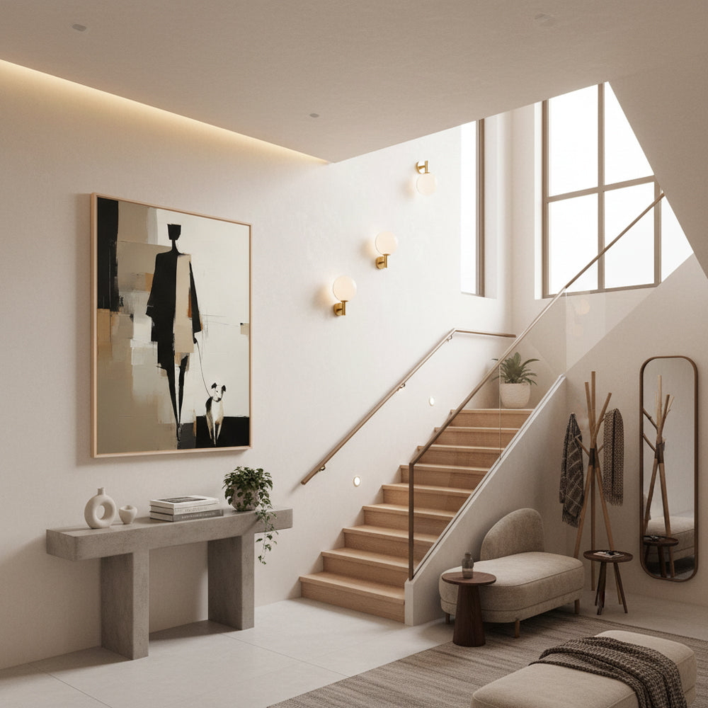 Handcrafted Painting Silent Stroll A Handmade Abstract Journey