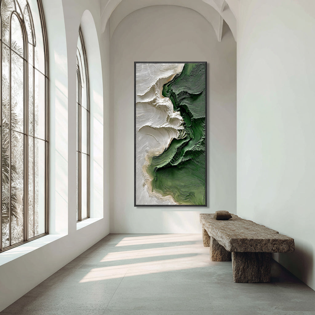 Serpentine Forests Handcrafted Painting
