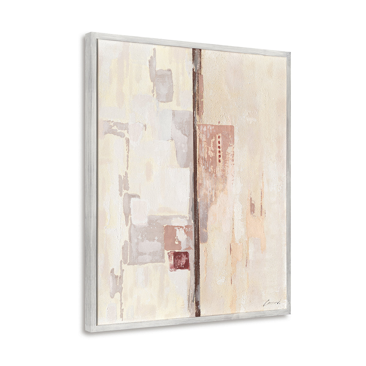 Abstract plaster strokes evoke serenity and structure, perfect for refined modern interiors.