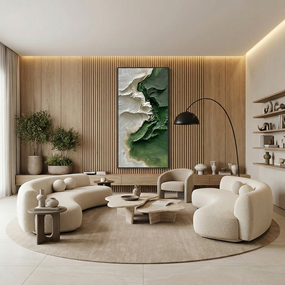 Serpentine Forests Handcrafted Painting