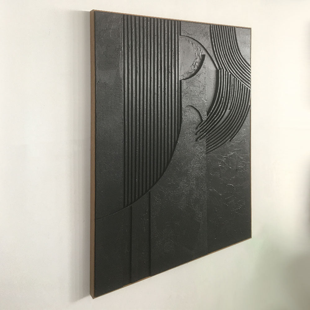 Obsidian Flow Handmade Painting