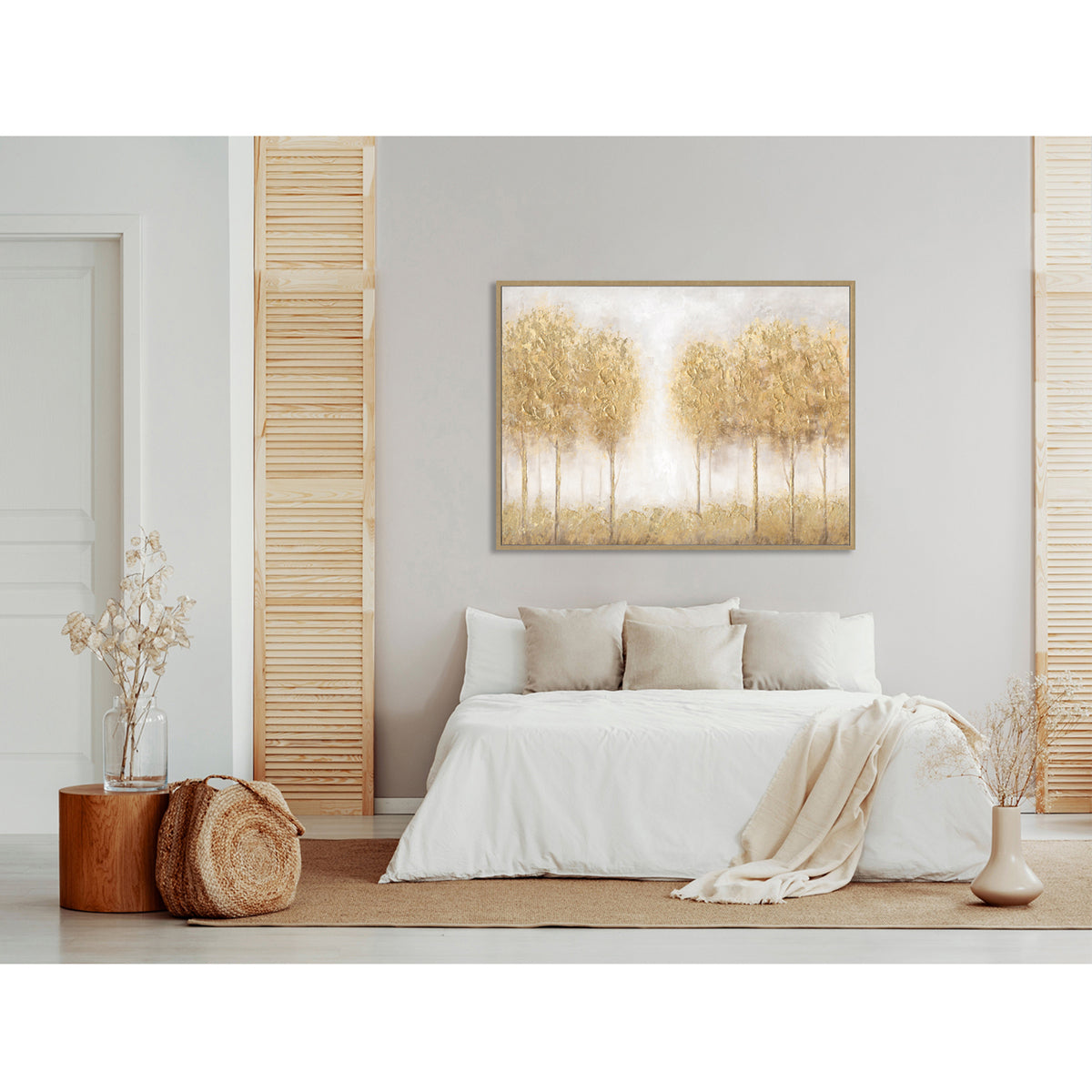 Gemälde Leinwand Wandkunst Goldener Lebensbaum 