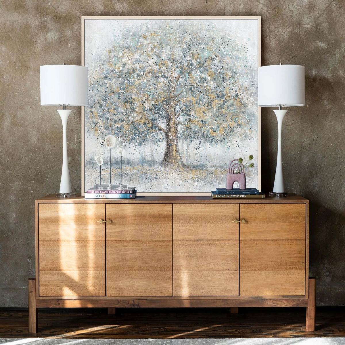 Whispers of Serenity Handcrafted Painting