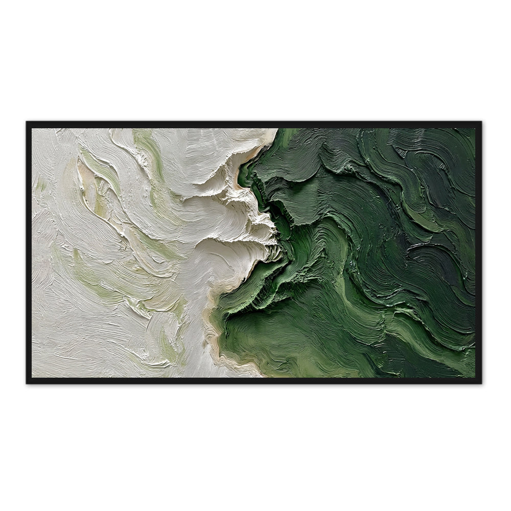 Serpentine Forests Handcrafted Painting-Horizontal Orientation