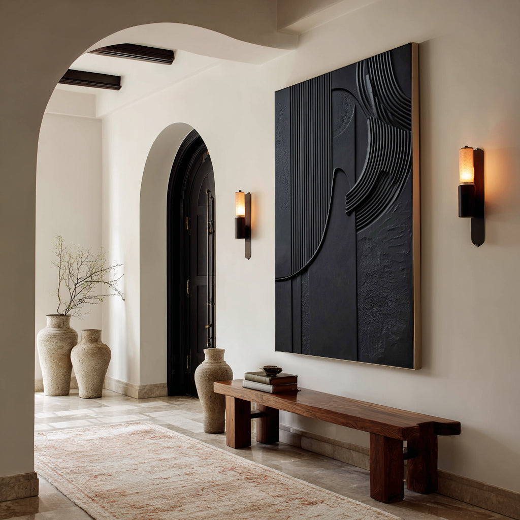 Obsidian Flow Handmade Painting