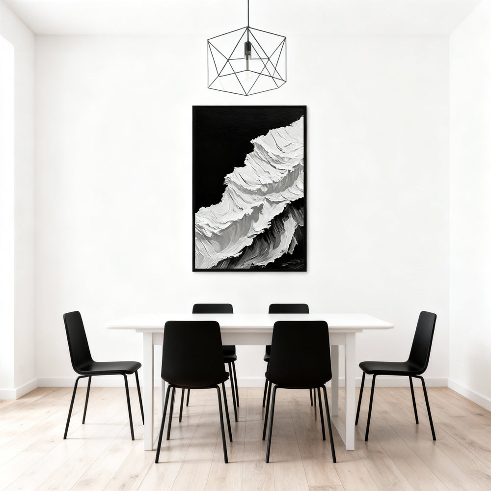 Wave Crest Theme Painting – Modern Abstract Style