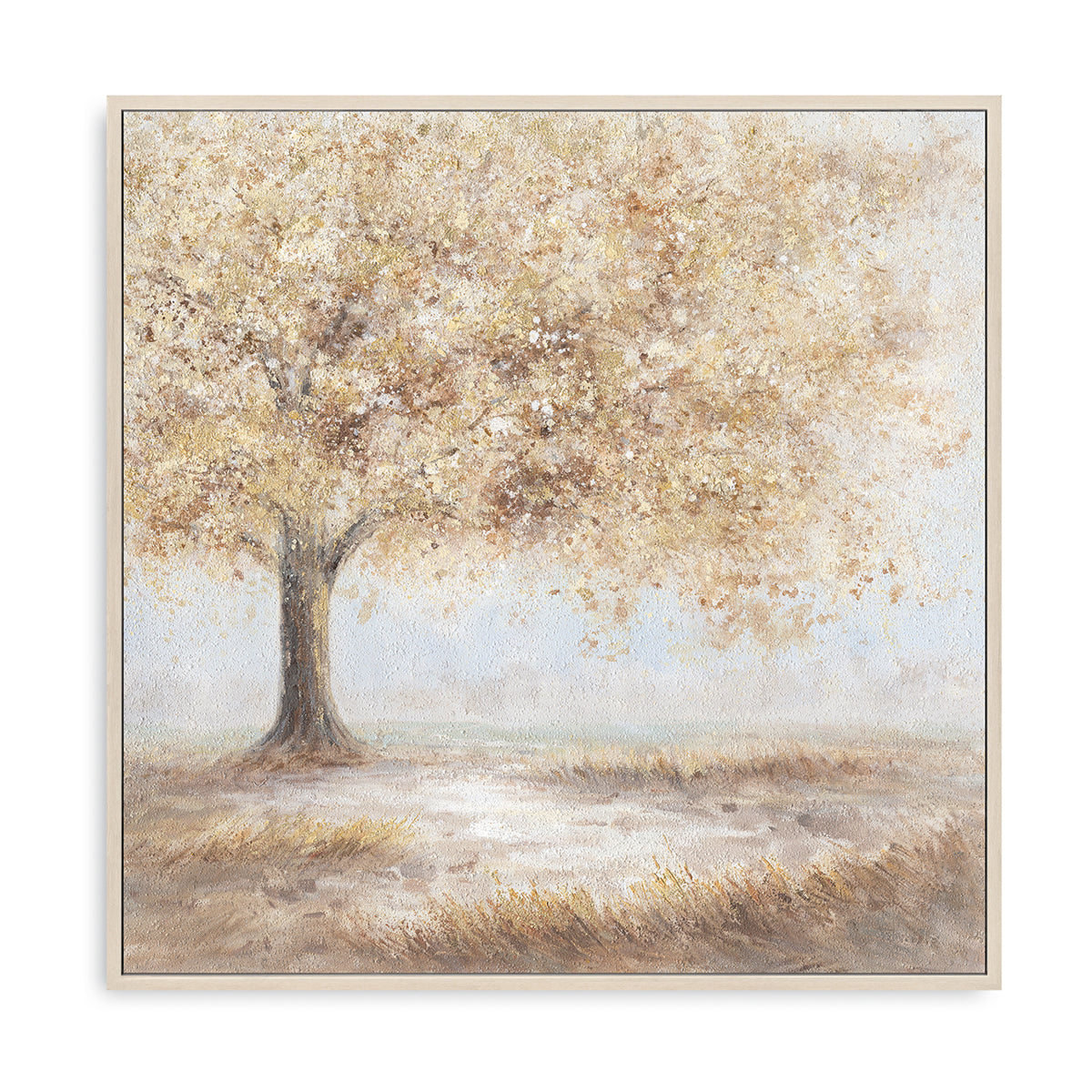 Handgemaltes Wandbild Goldener Lebensbaum 