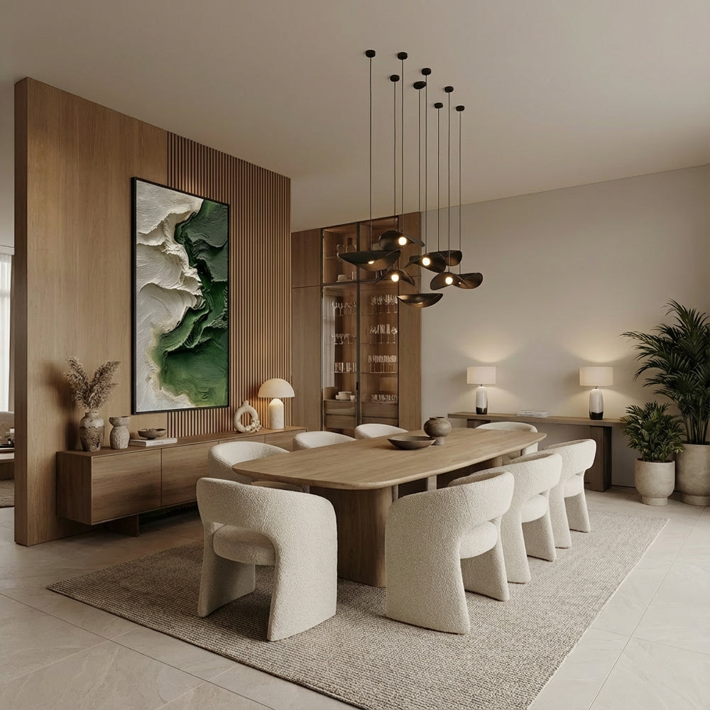 Serpentine Forests Handcrafted Painting