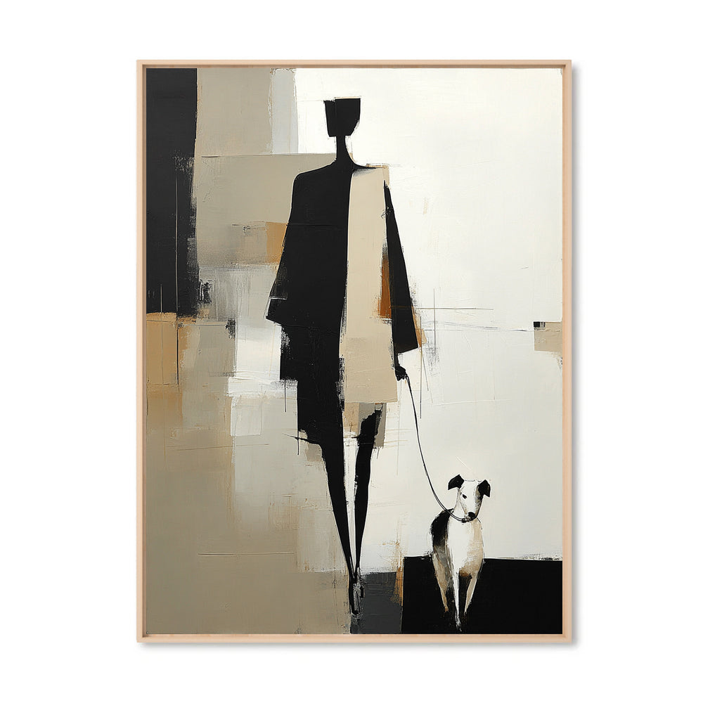 Handcrafted Painting Silent Stroll A Handmade Abstract Journey