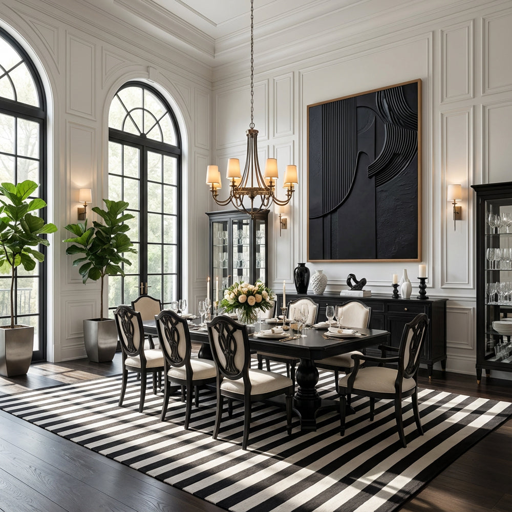 Obsidian Flow Handmade Painting