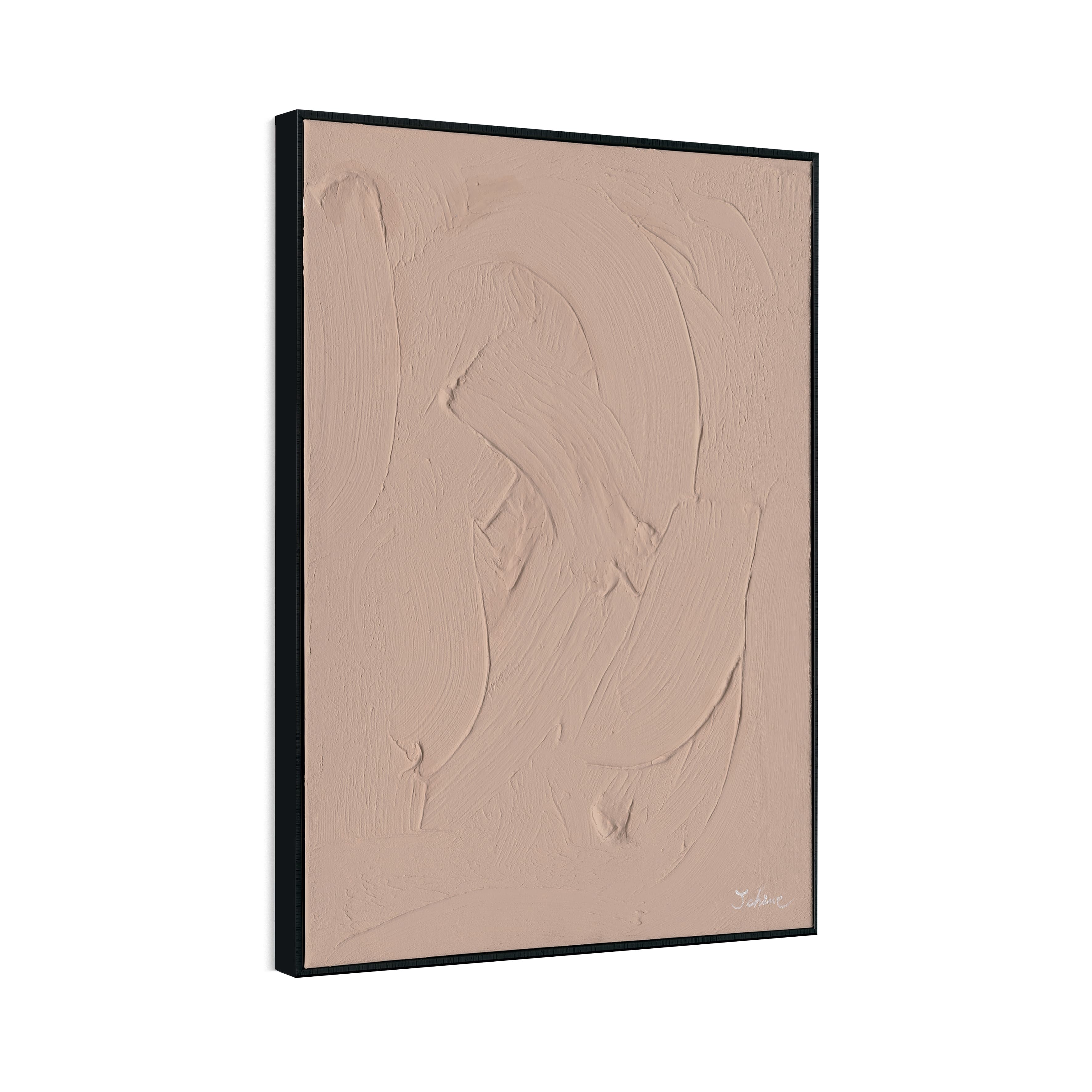Original Wabi-Sabi style, hand-painted with authentic textures, embracing imperfection and serene beauty.