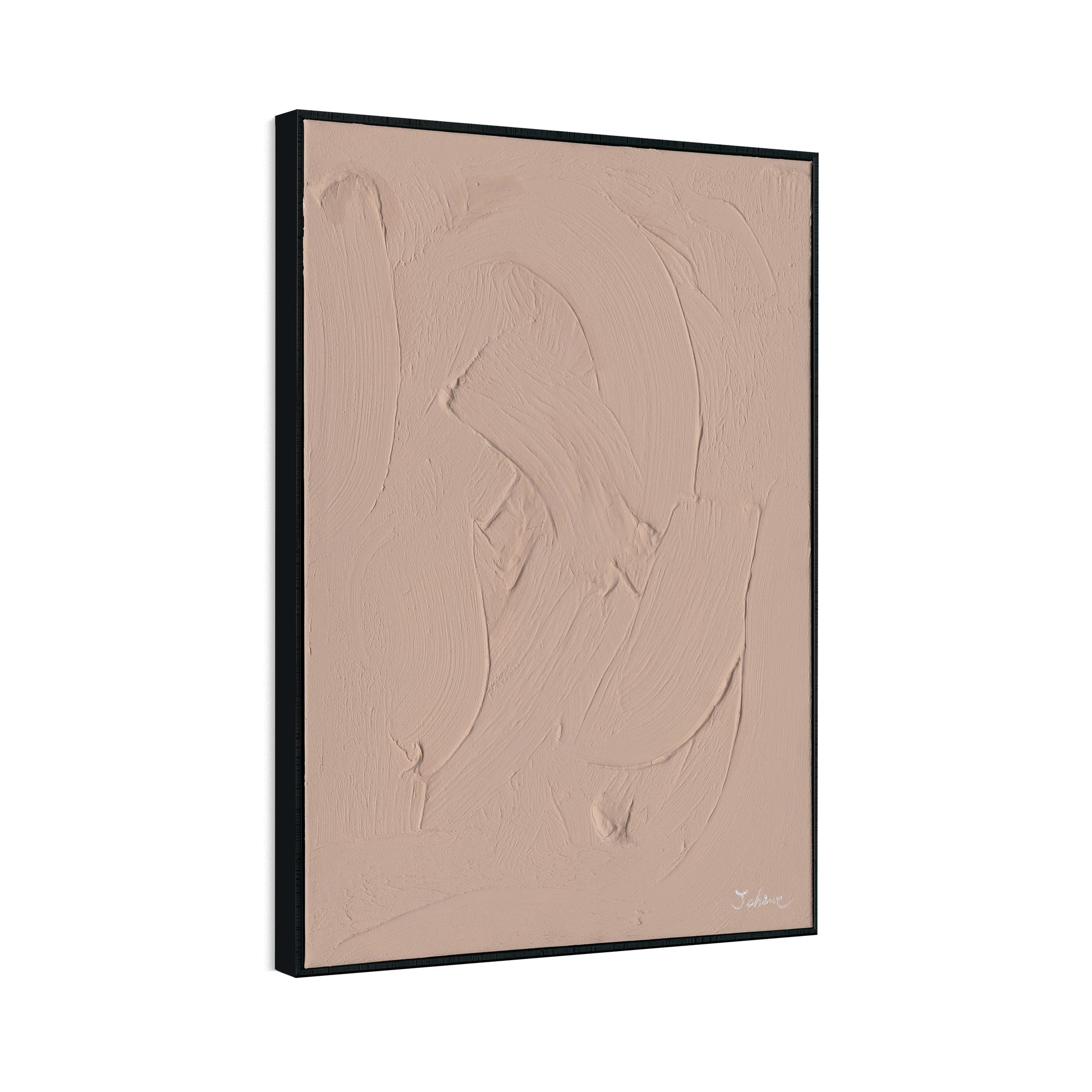 Original Wabi-Sabi style, hand-painted with authentic textures, embracing imperfection and serene beauty.