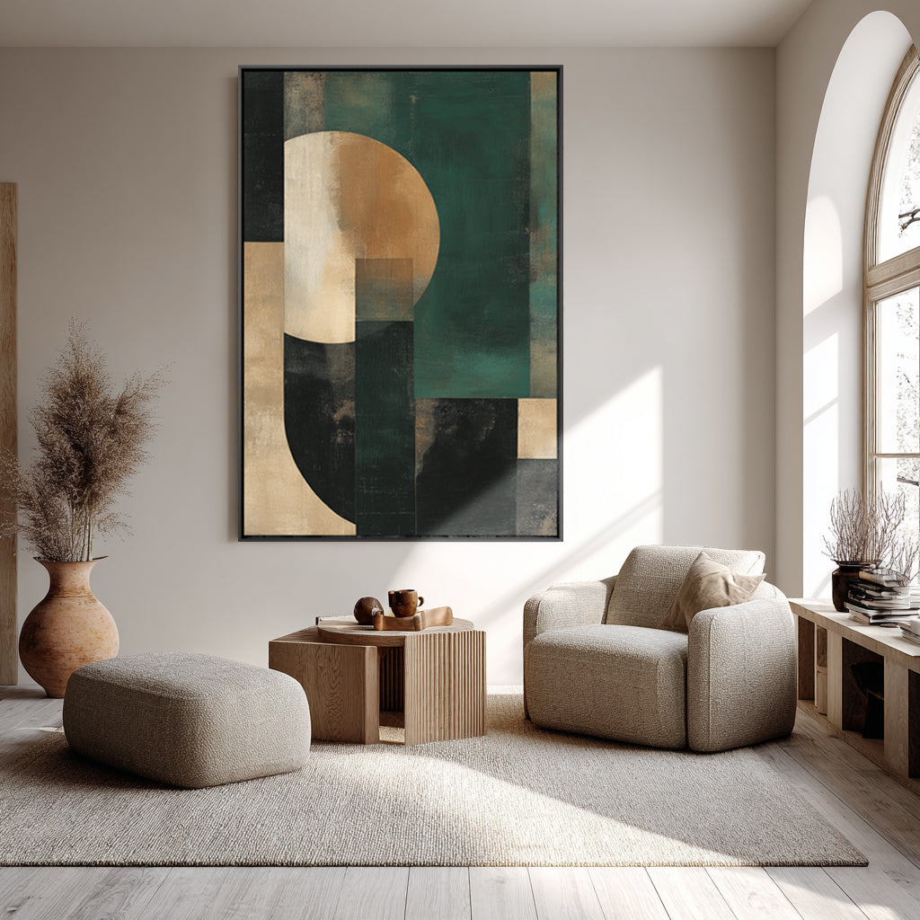 Morning Circle Handcrafted Painting