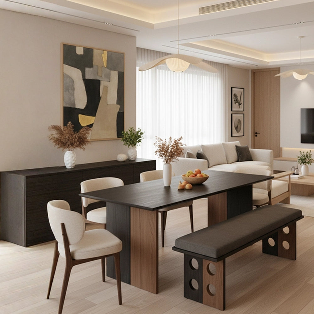 Handmade Abstract Geometric Wall Art – Gray, Beige and Gold Modern Painting