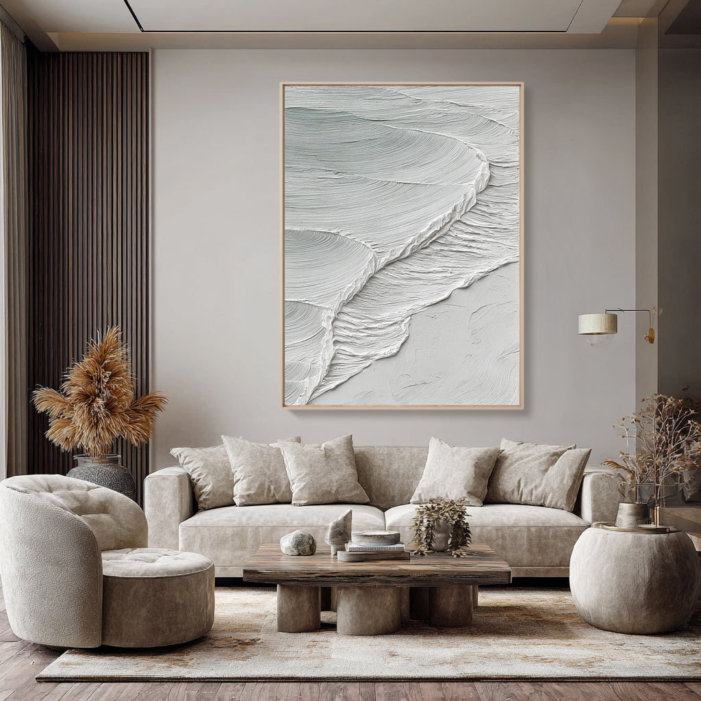 Whispers of the Sea Handcrafted Painting
