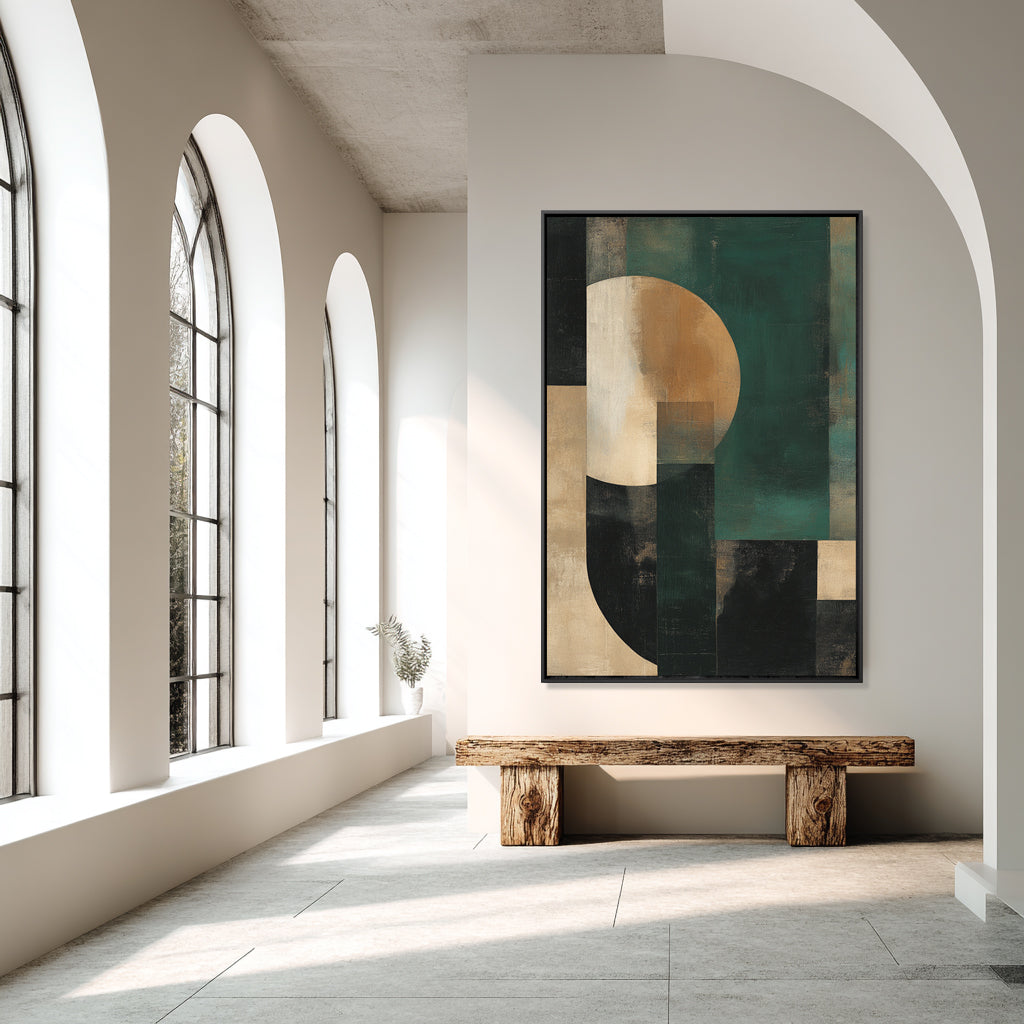 Morning Circle Handcrafted Painting