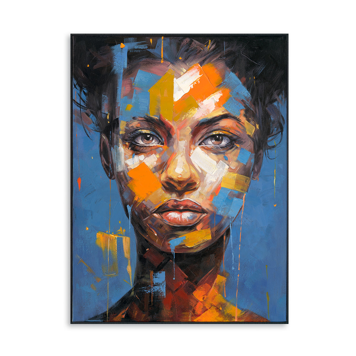 Fragmented Beauty Handcrafted Oil Painting