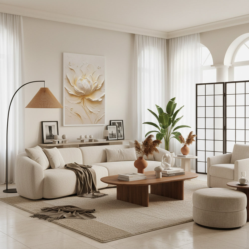 Radiant Petal Texture Art – Impressionistic Floral Style Handmade Oil Painting Wall Art