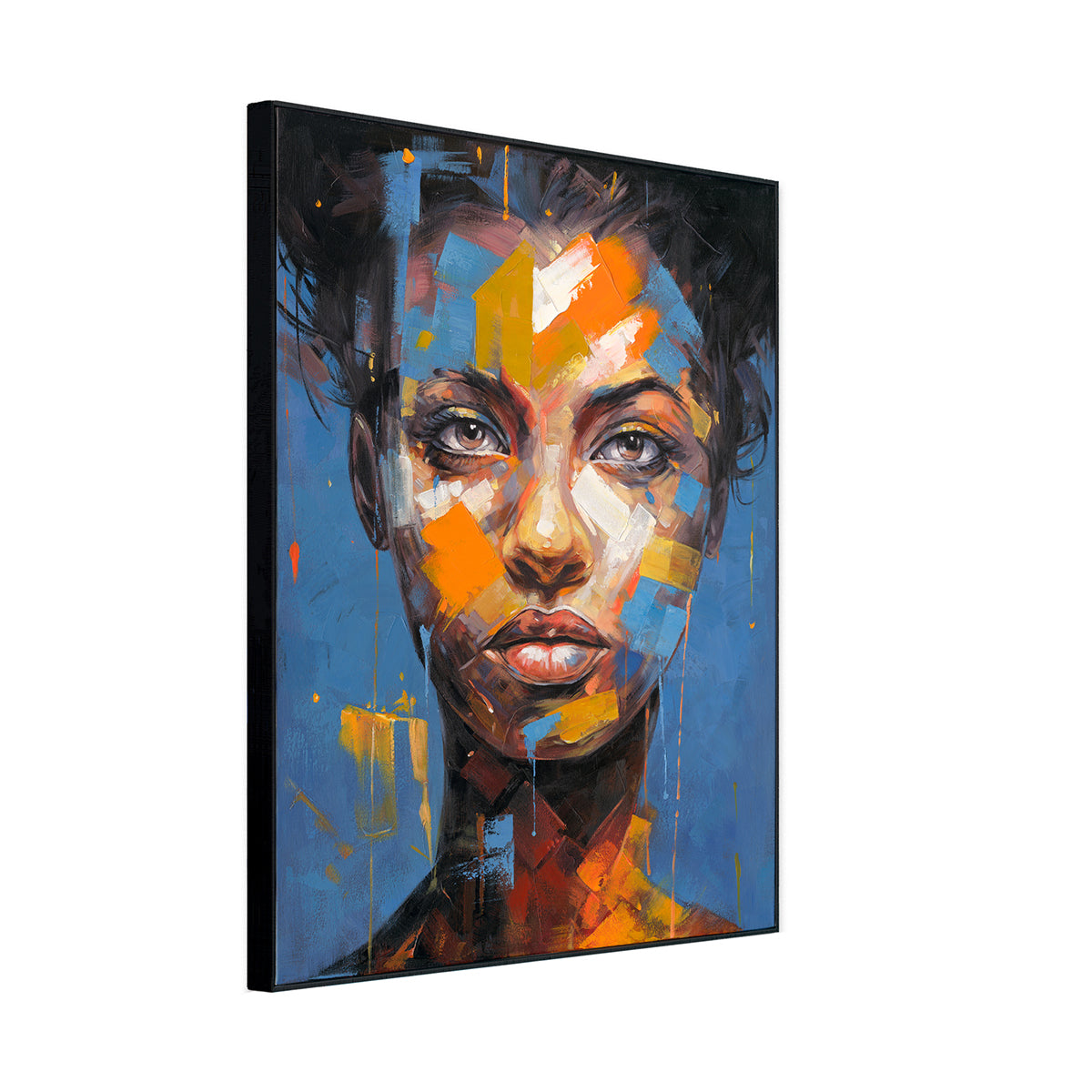Fragmented Beauty Handcrafted Oil Painting