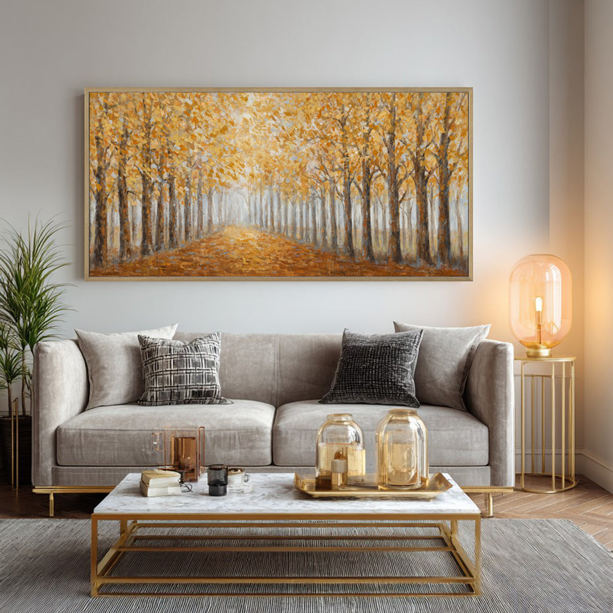 Path of Light Handcrafted Painting