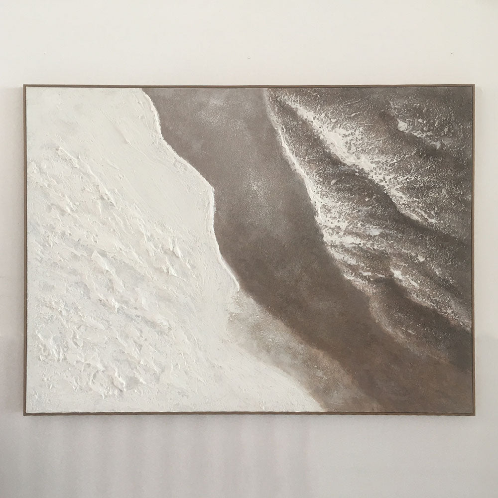 Tidal Symphony Handcrafted Painting