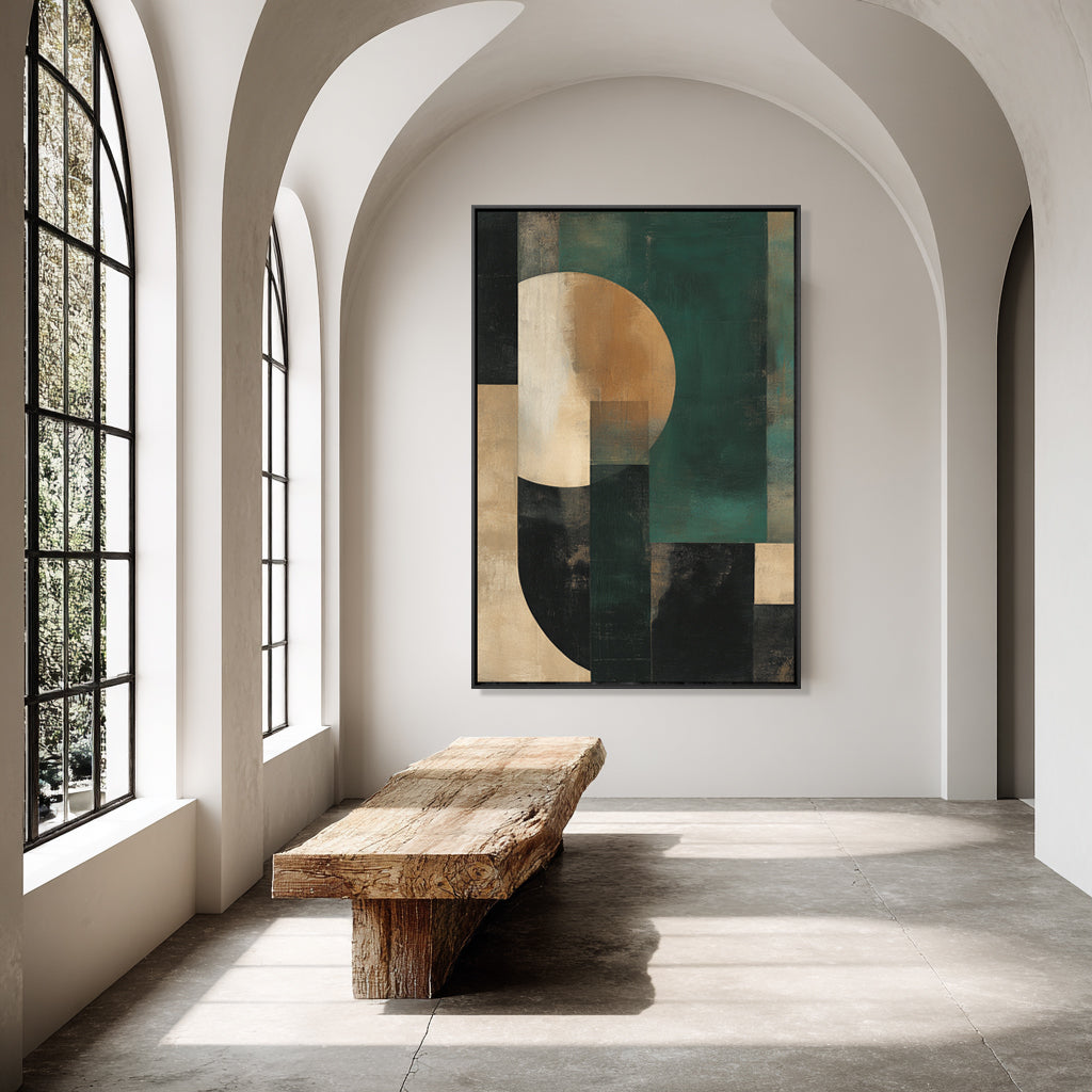 Morning Circle Handcrafted Painting