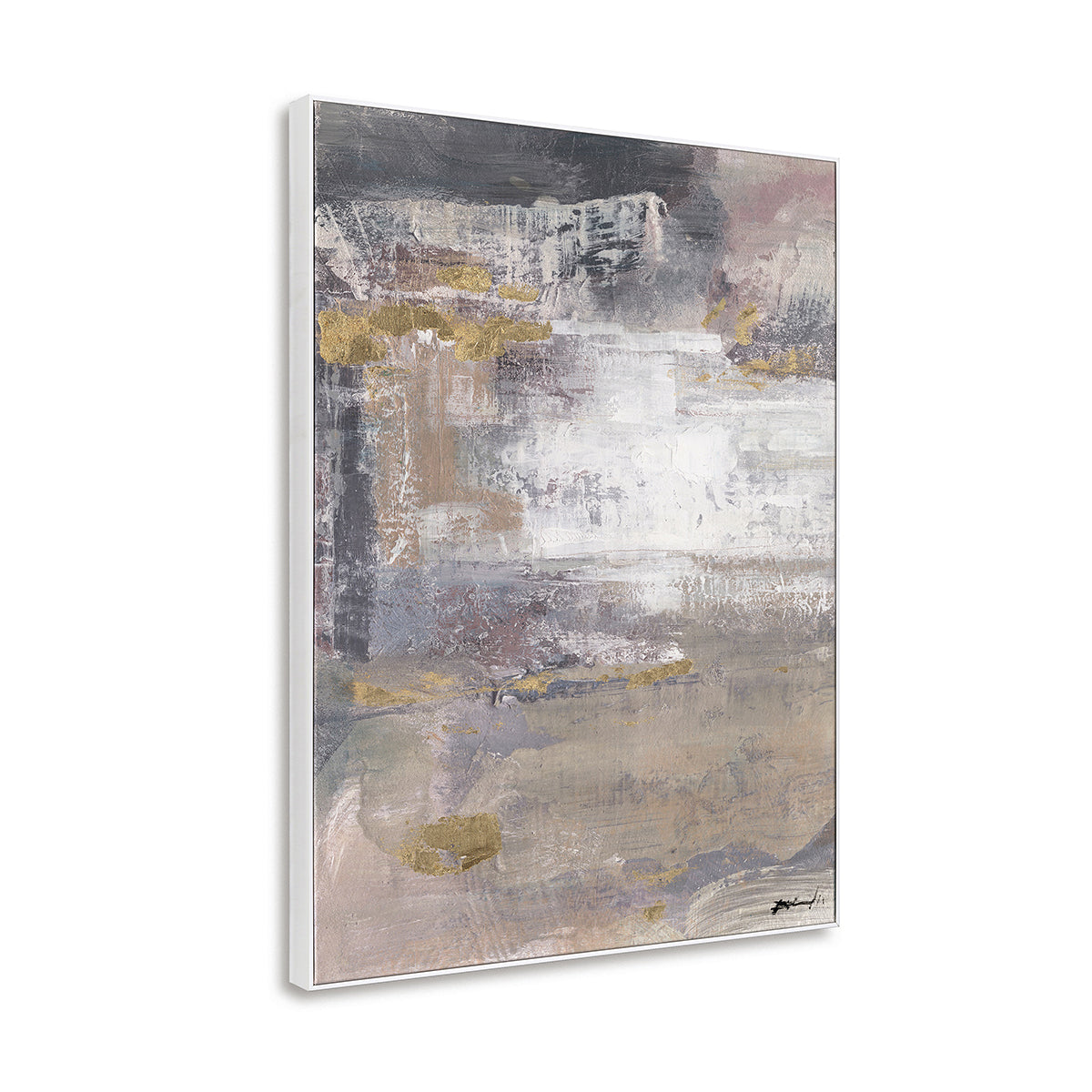 Textured abstraction in natural colors brings warmth and quiet luxury to modern interiors