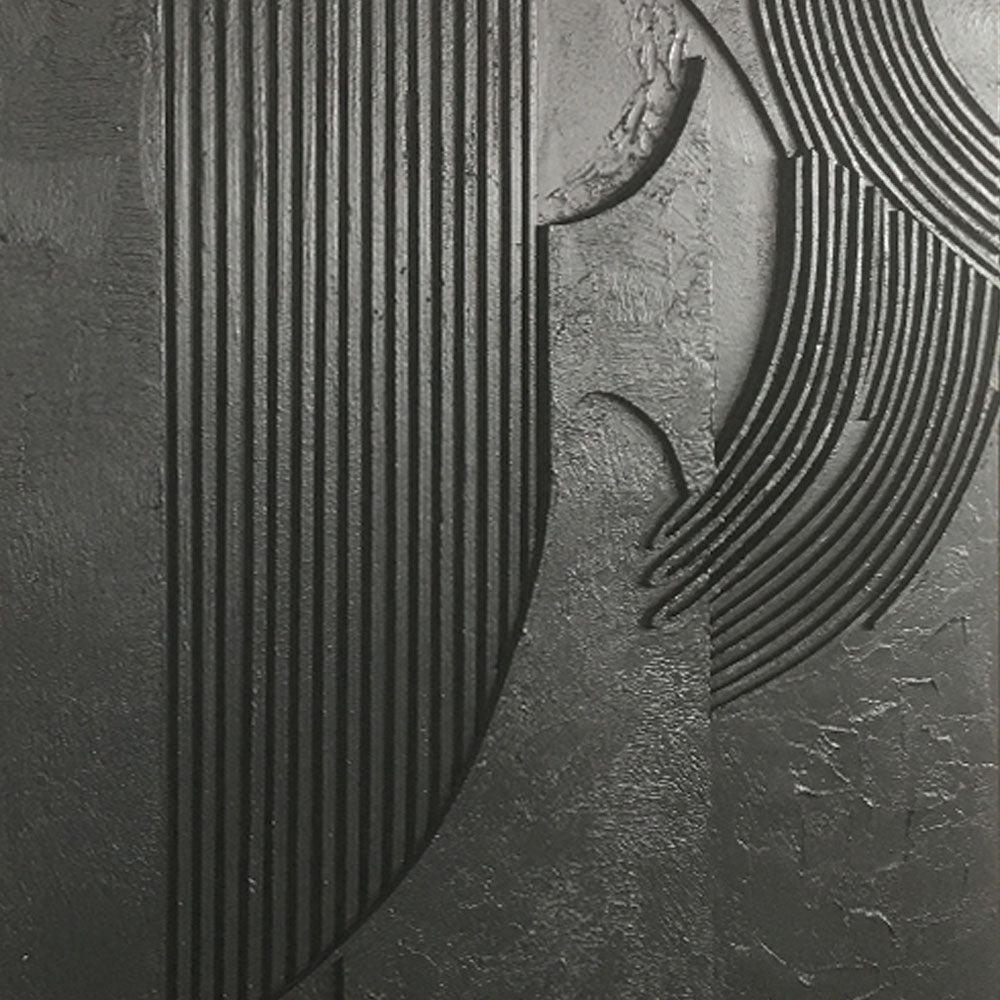 Obsidian Flow Handmade Painting