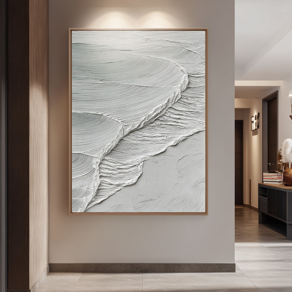 Whispers of the Sea Handcrafted Painting