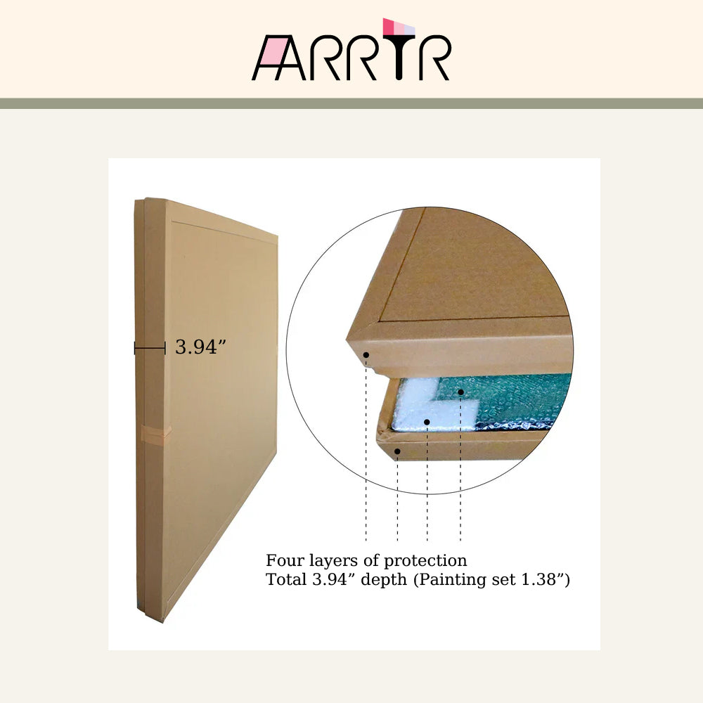 Original handmade art with rich texture, embracing wabi-sabi beauty in natural minimalism.