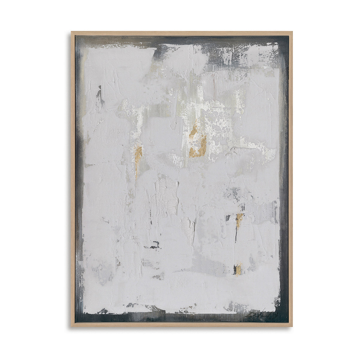 Whispering tones of grey and white bring timeless tranquility and refined abstract beauty.