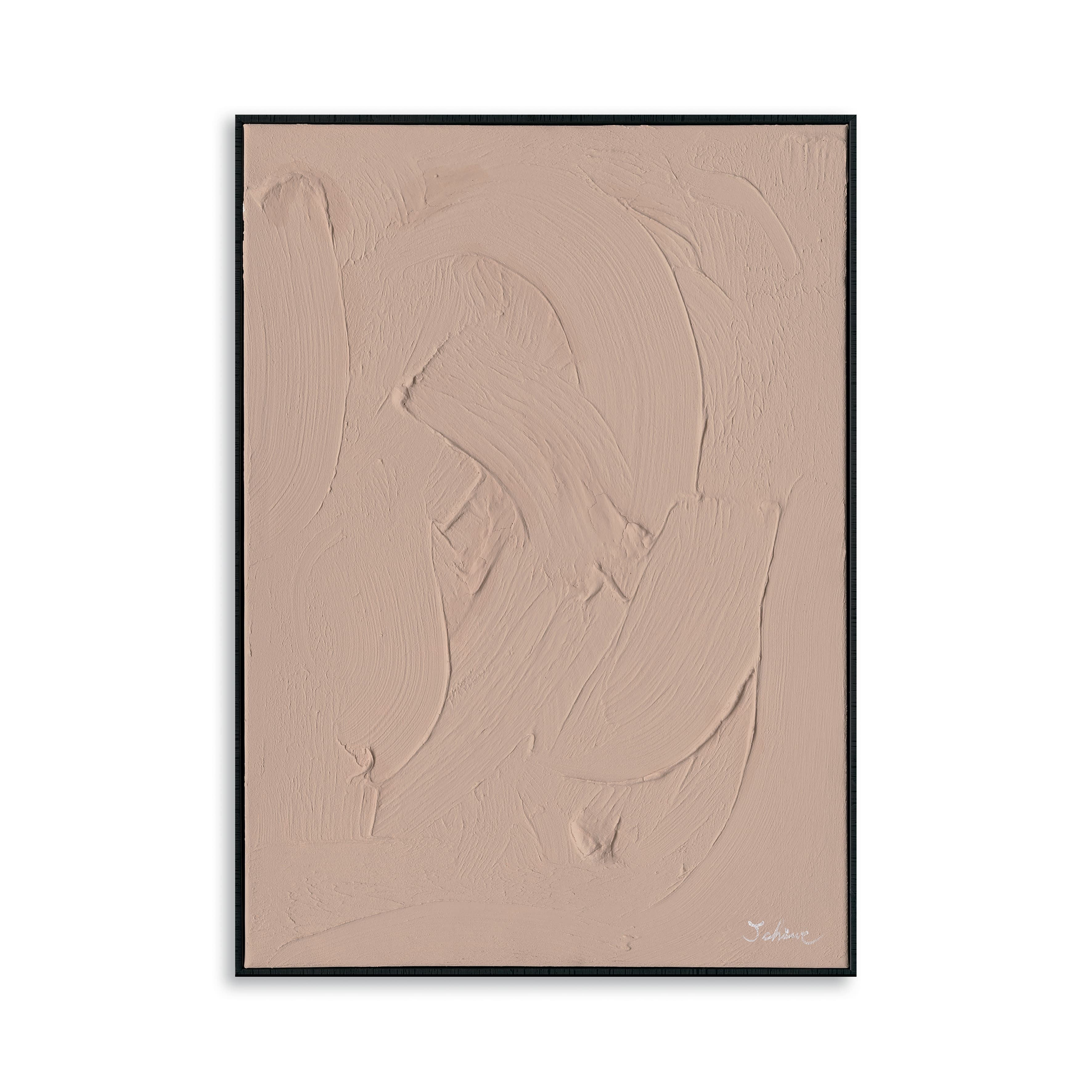 Original Wabi-Sabi style, hand-painted with authentic textures, embracing imperfection and serene beauty.