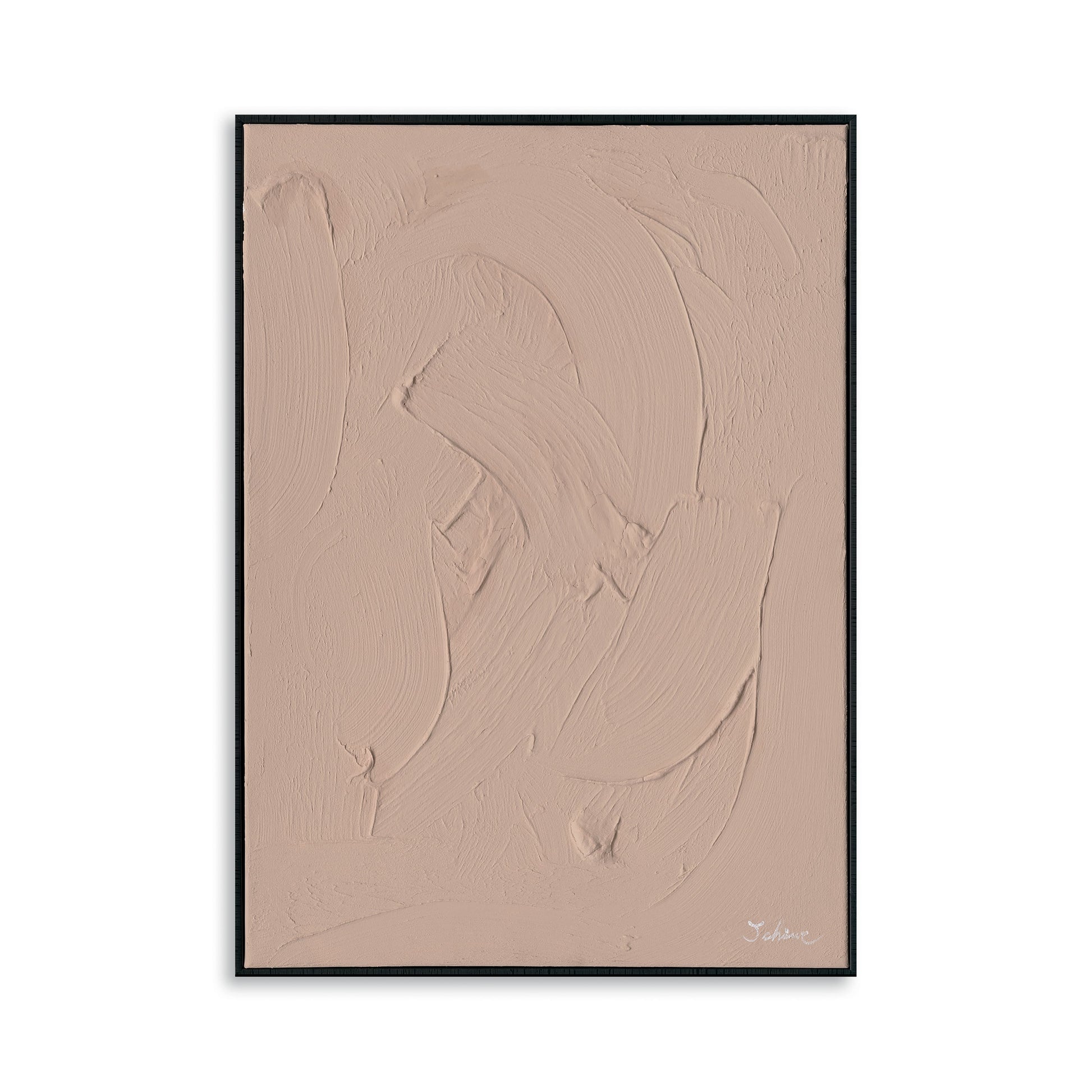 Original Wabi-Sabi style, hand-painted with authentic textures, embracing imperfection and serene beauty.