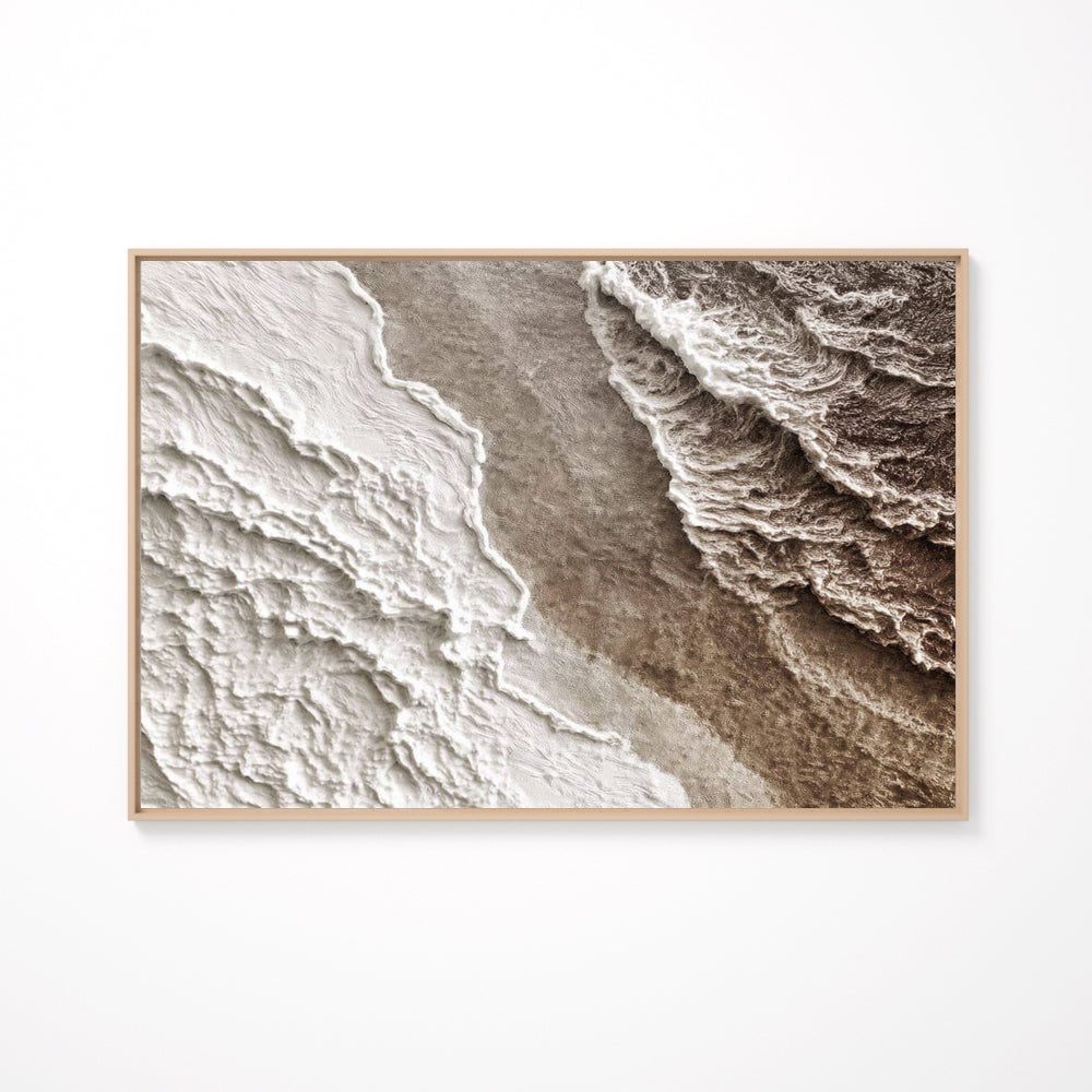 Tidal Symphony Handcrafted Painting
