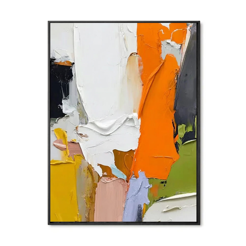 Fragments of Color Handcrafted Painting