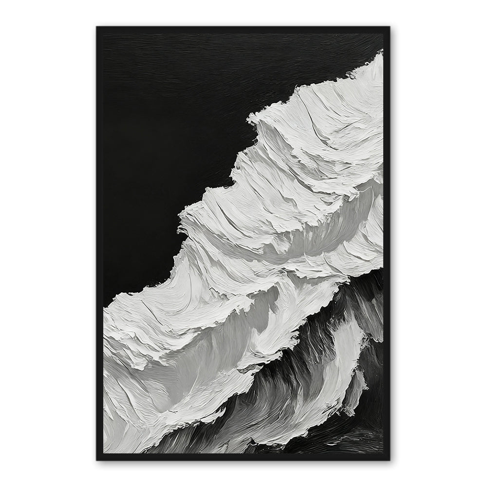 Wave Crest Theme Painting – Modern Abstract Style