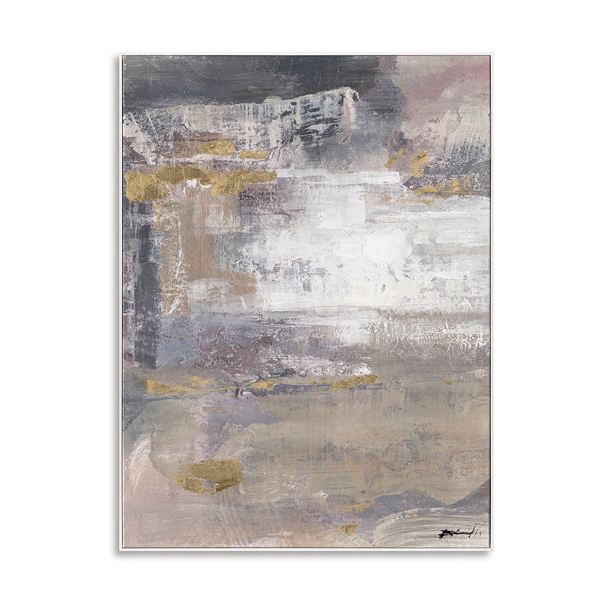 Textured abstraction in natural colors brings warmth and quiet luxury to modern interiors