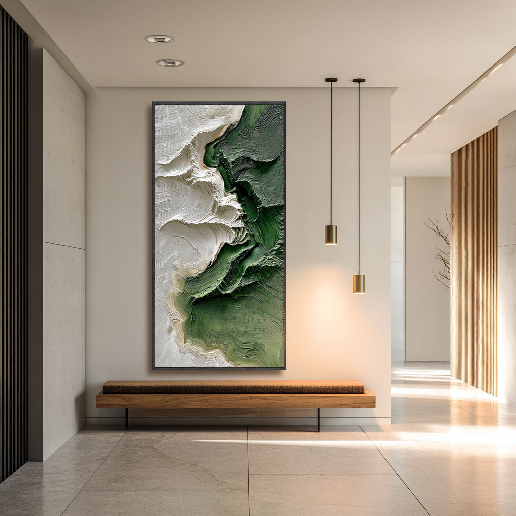 Serpentine Forests Handcrafted Painting