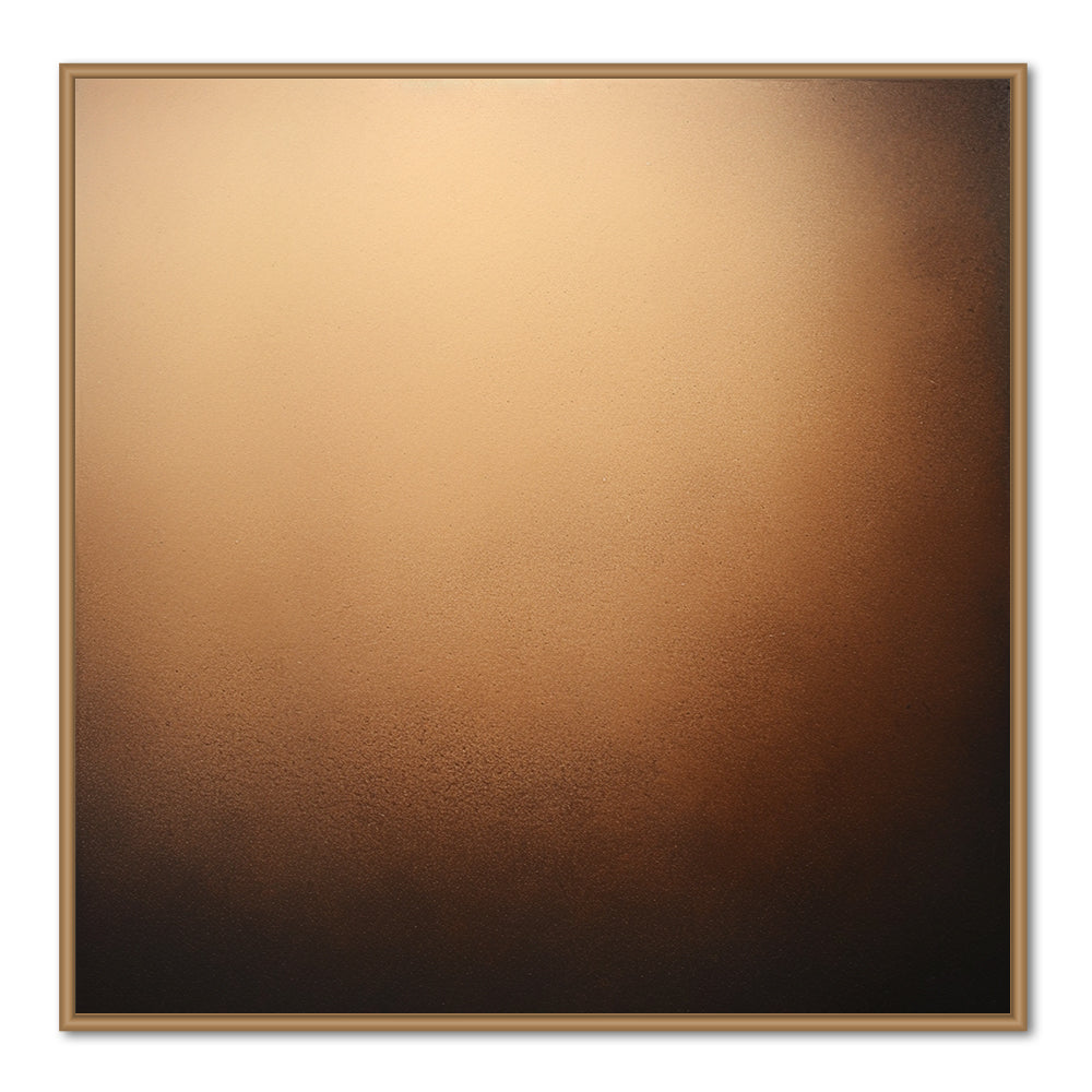 Golden Dusk Gradient Texture Art – Minimalist Abstract Style Handmade Oil Painting Wall Art