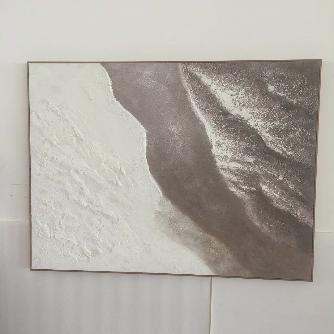 Tidal Symphony Handcrafted Painting